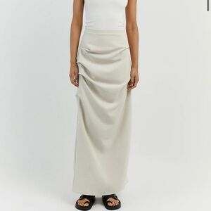 DISSH Ruched Maxi Skirt Size 2